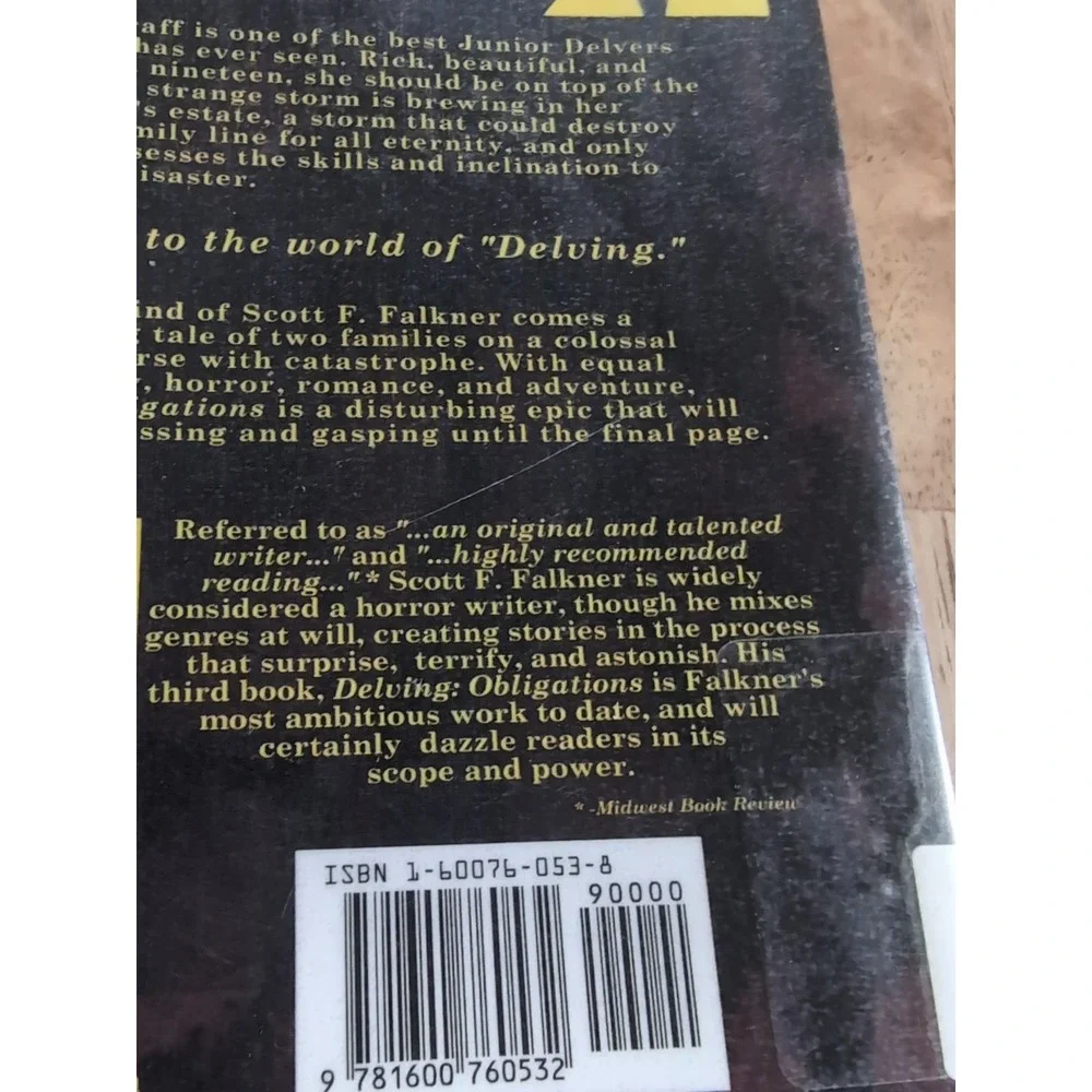 Delving : Obligations‎ by Scott F. Falkner (2007, Perfect)